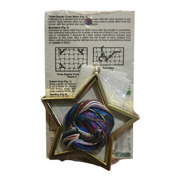 New Berlin Company Counted Cross stitch Ornament kit 3 Wiseman Kings Christmas - Picture 2 of 3